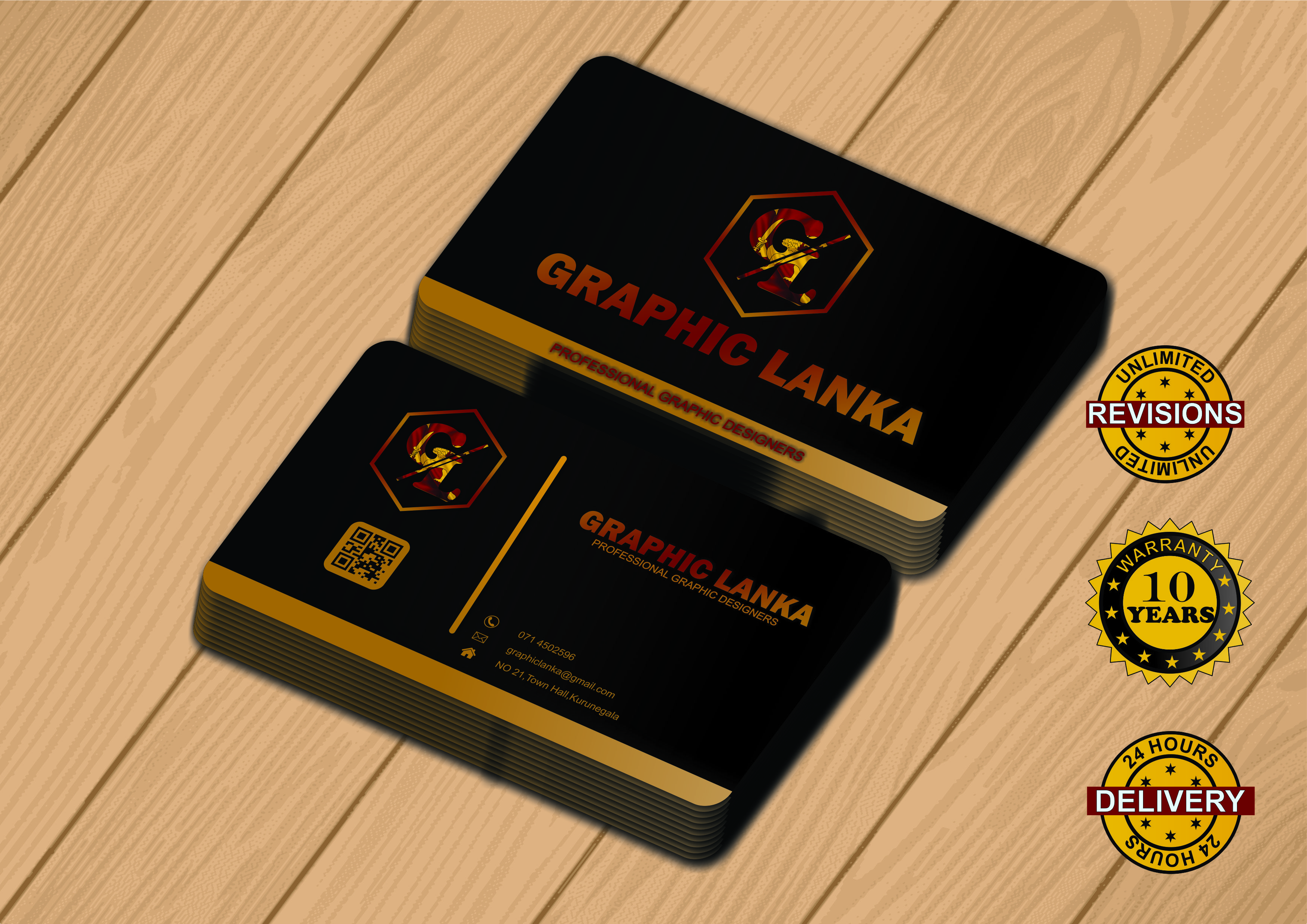 Business Card Design withing 24 hours for your business 