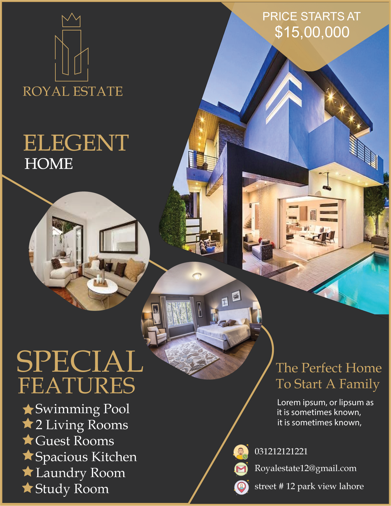 I will design professional real estate flyer, brochure and web banner ...