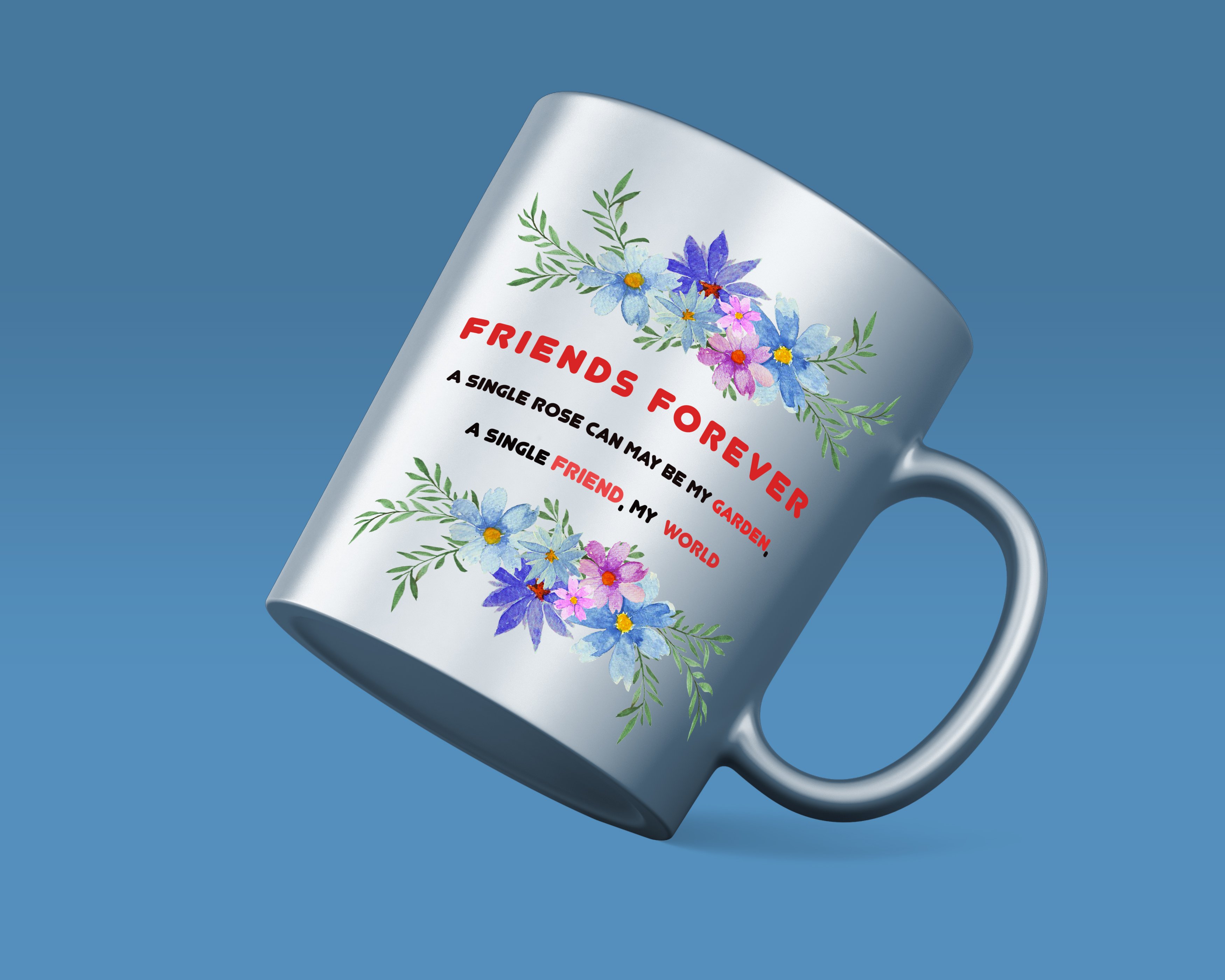 I will design custom coffee mug and t-shirt design