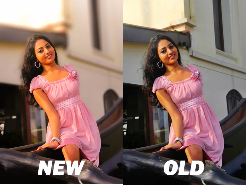 Mobile photos convert to DSLR photo (Photo Editing)