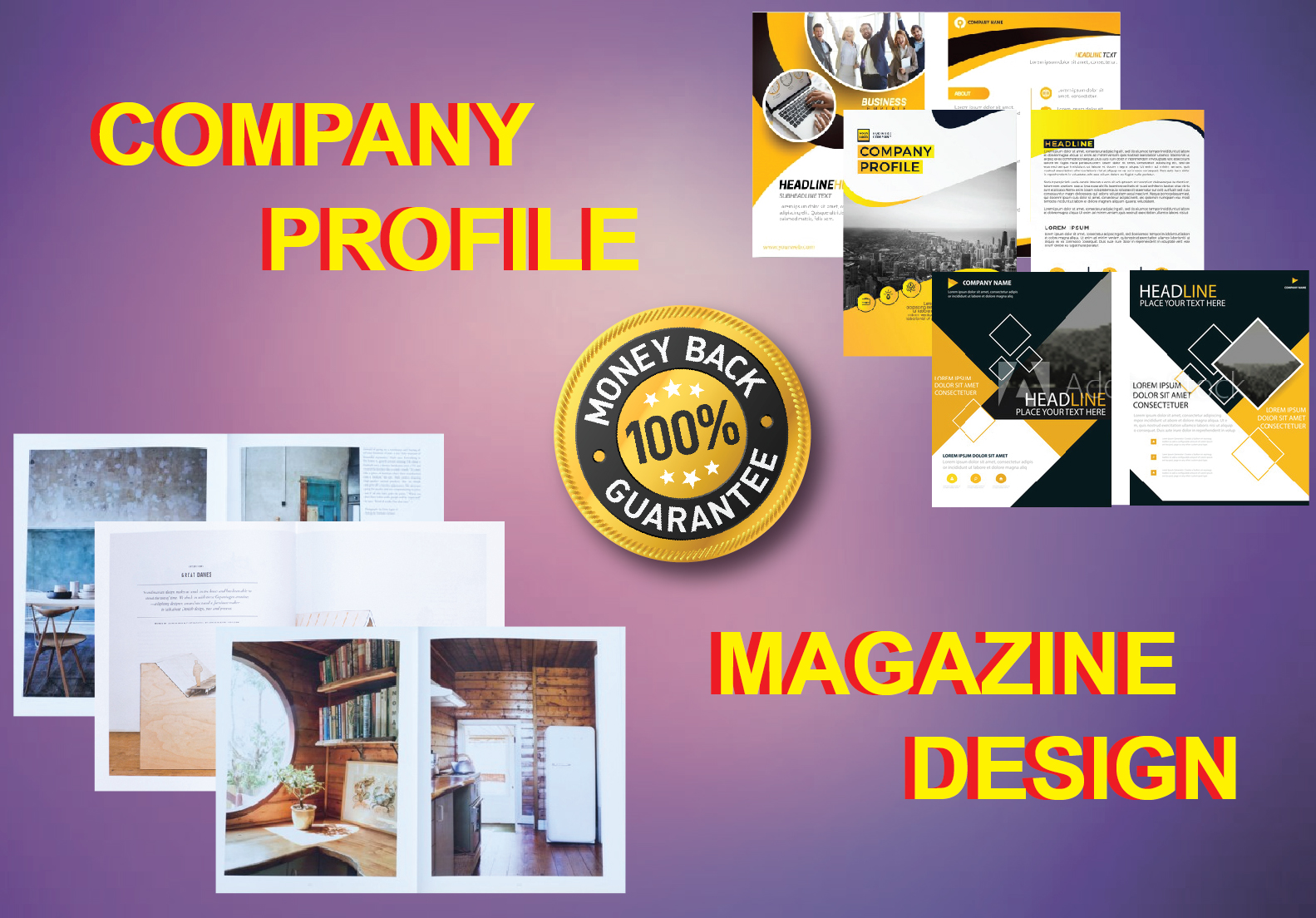I Will Do Company Profile & Magazine Design