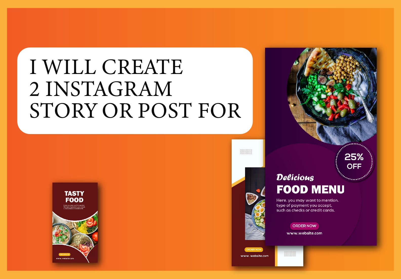 I Will create 3 INS. or any social media story or pos...