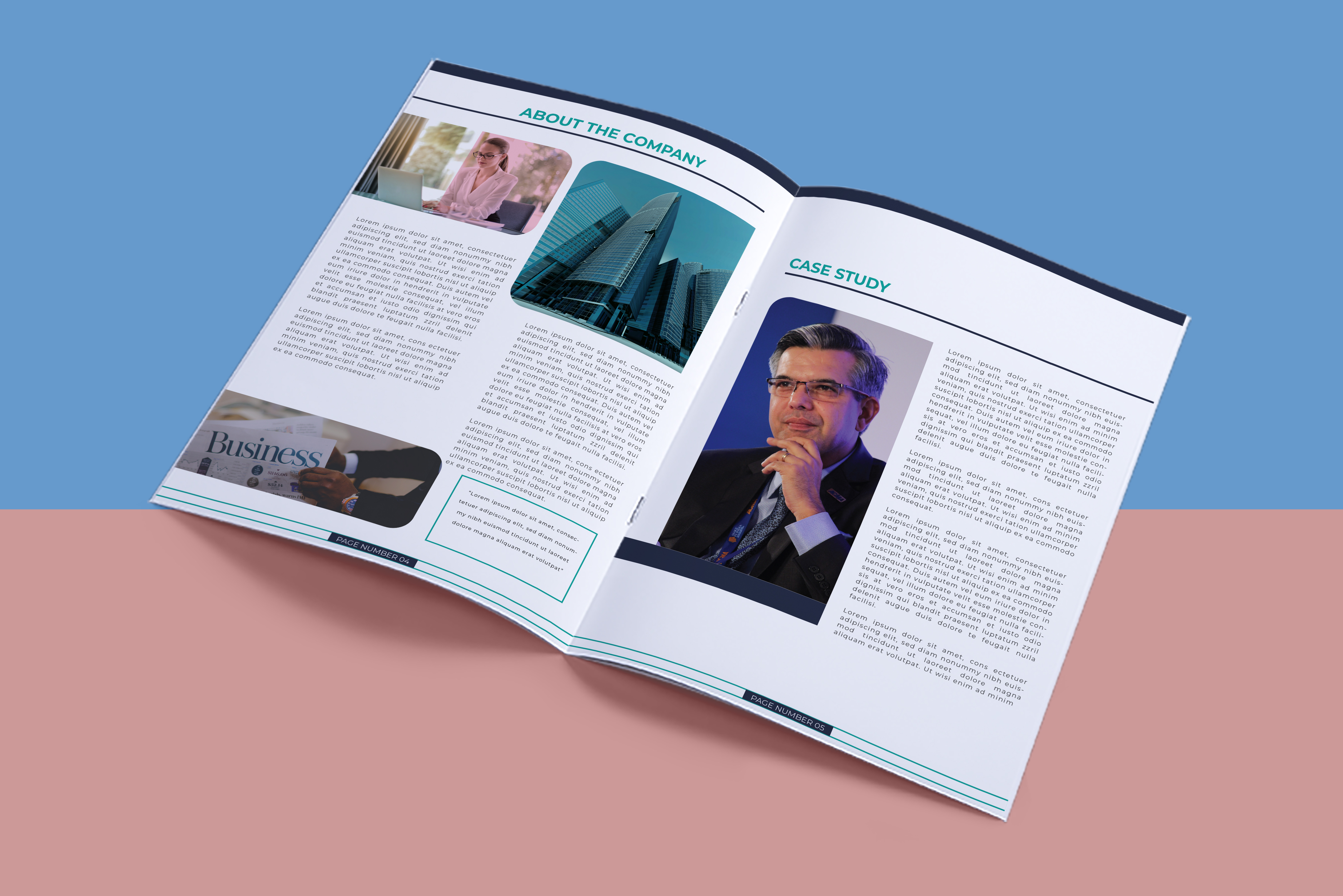 I will do create company profile brochure design