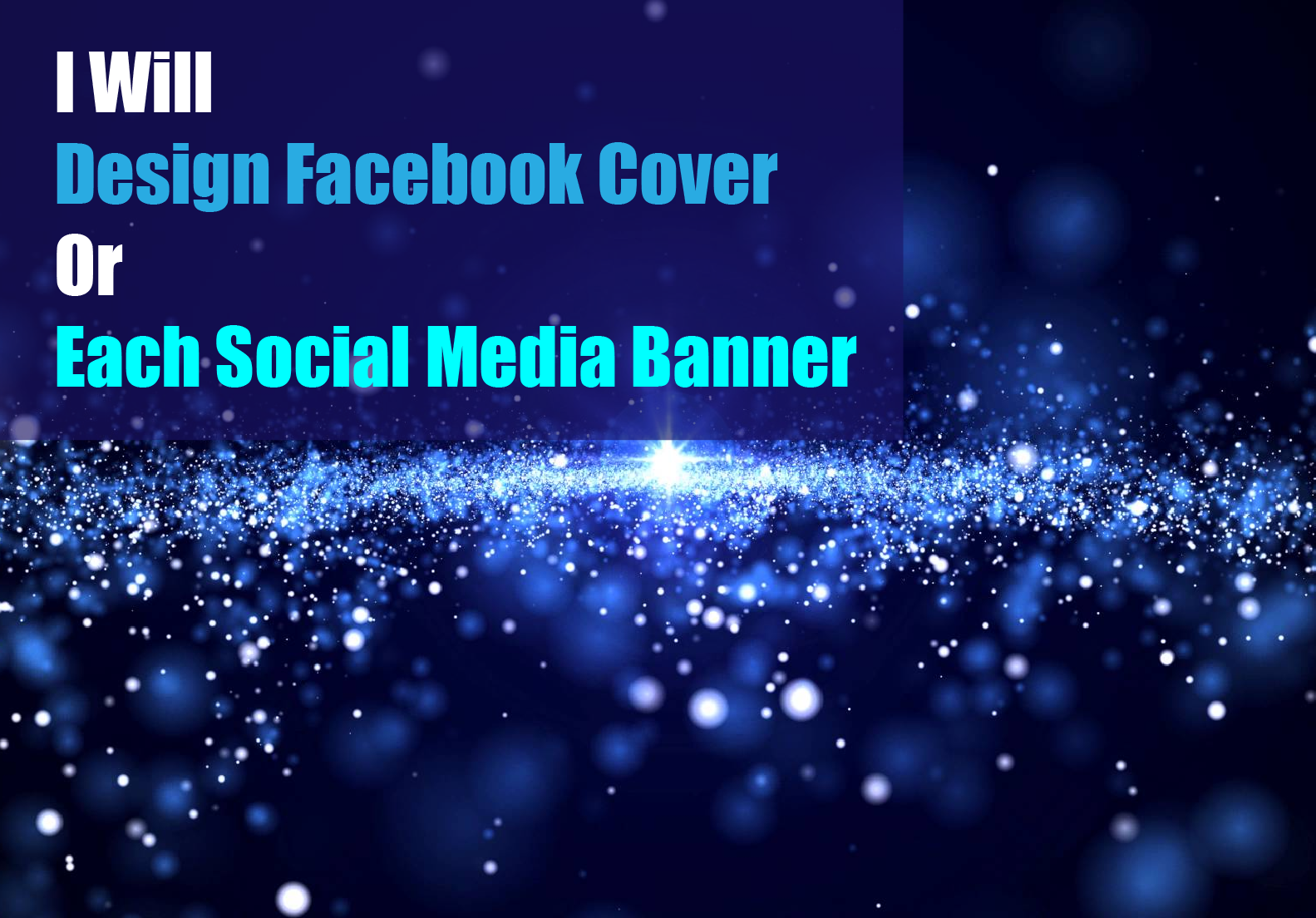 I will design facebook cover or each social media ban...