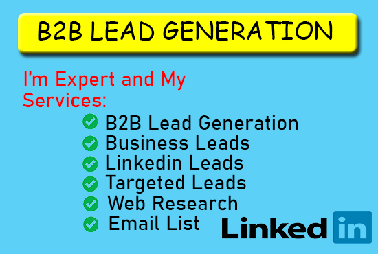 TaskShift - I will do b2b linkedin lead generation and find busin