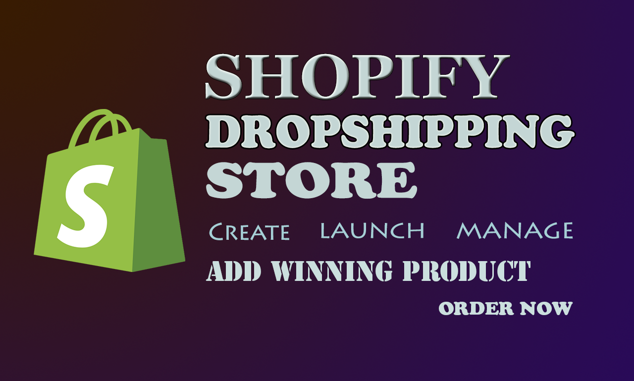 I will create shopify store, shopify website, dropshipping store