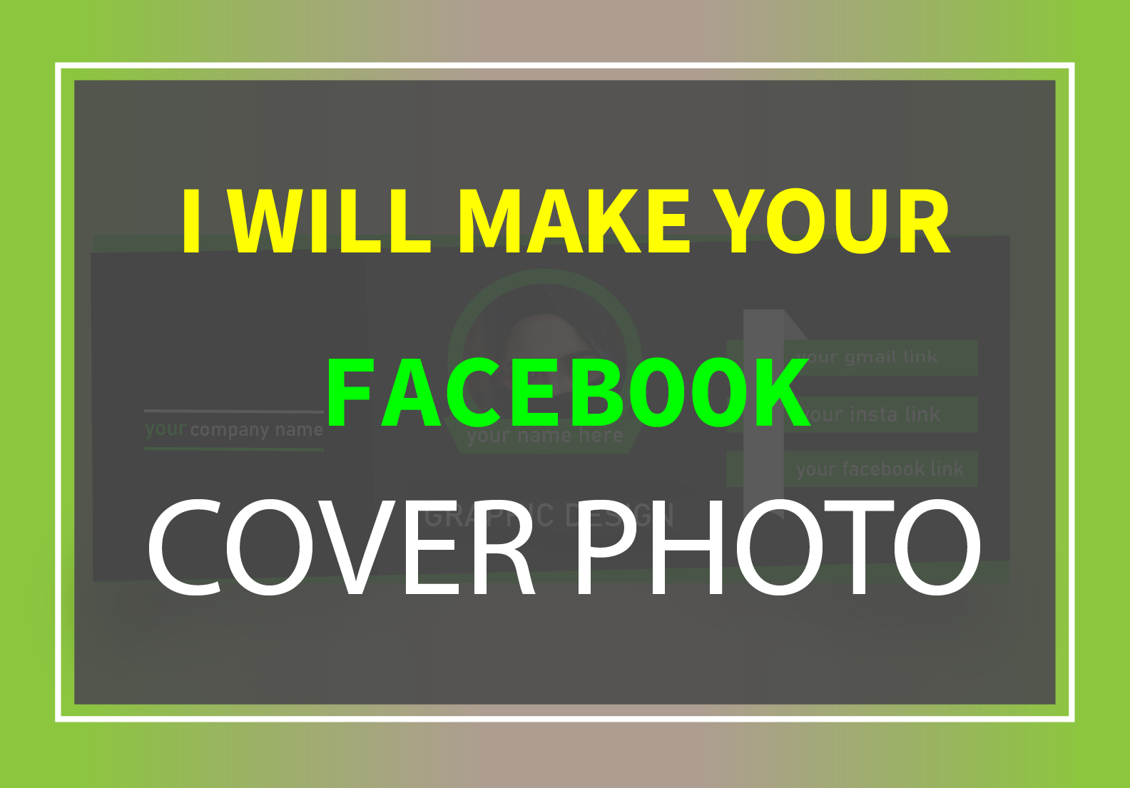 I will make professional Facebook cover photo for you