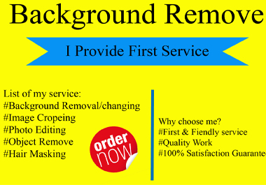 I will remove background from 5 images in 24 hours quickly delivery 