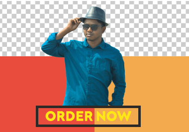 I will remove background from 5 images within 24 hours