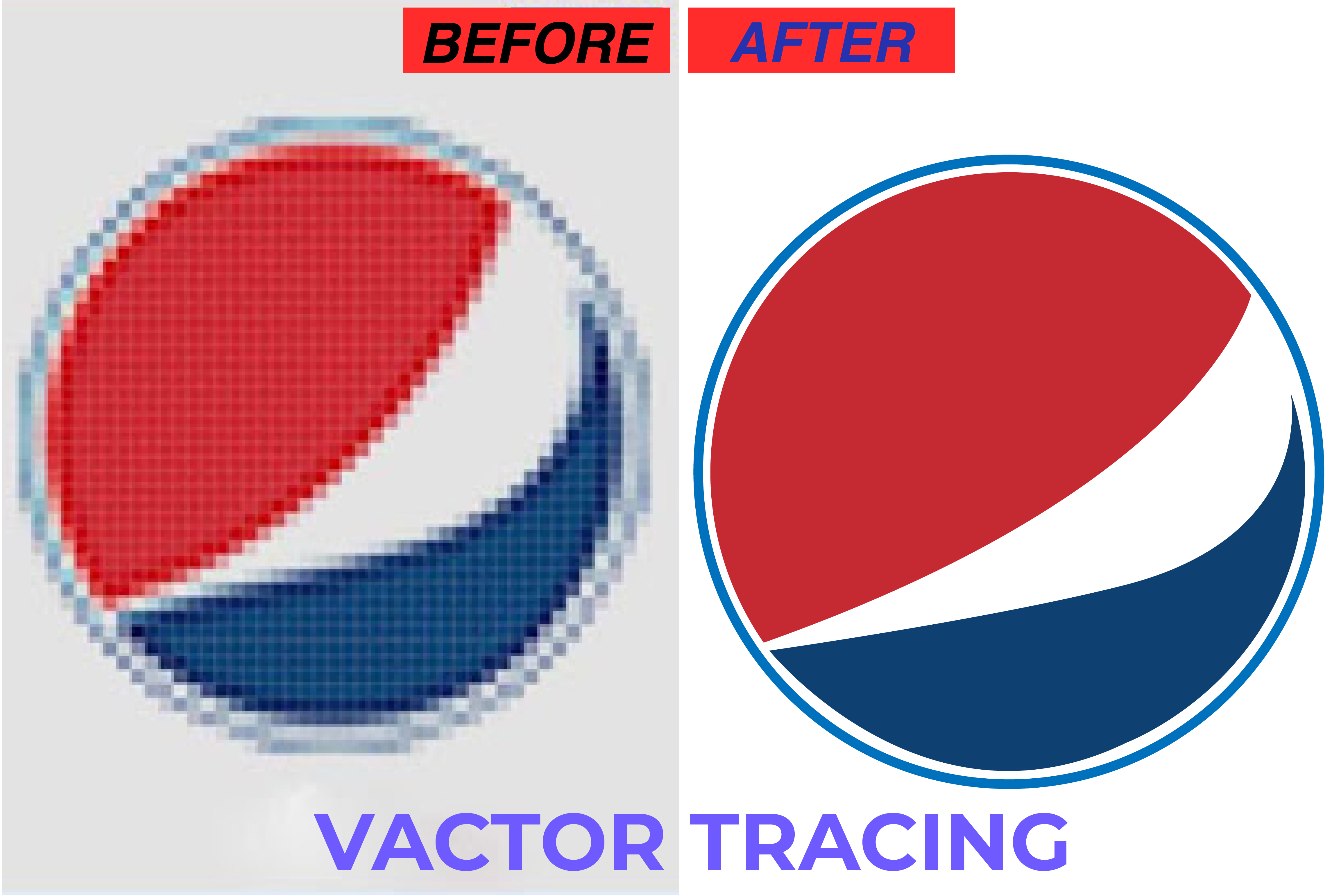 I will vector tracing, icon tracing, vectorise, convert the logo into a vector in 6 hrs