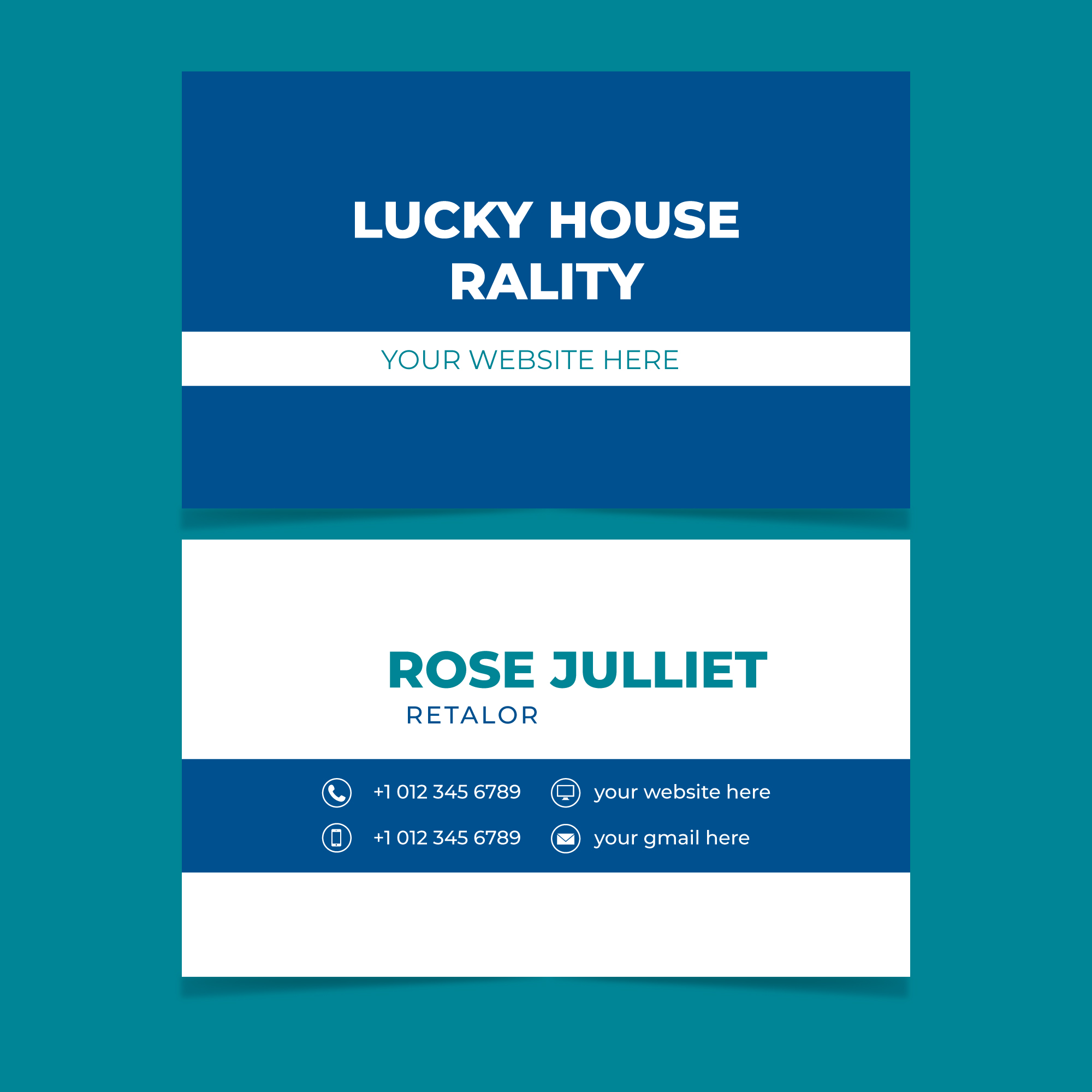 I Will design or redesign elegant double sided business cards