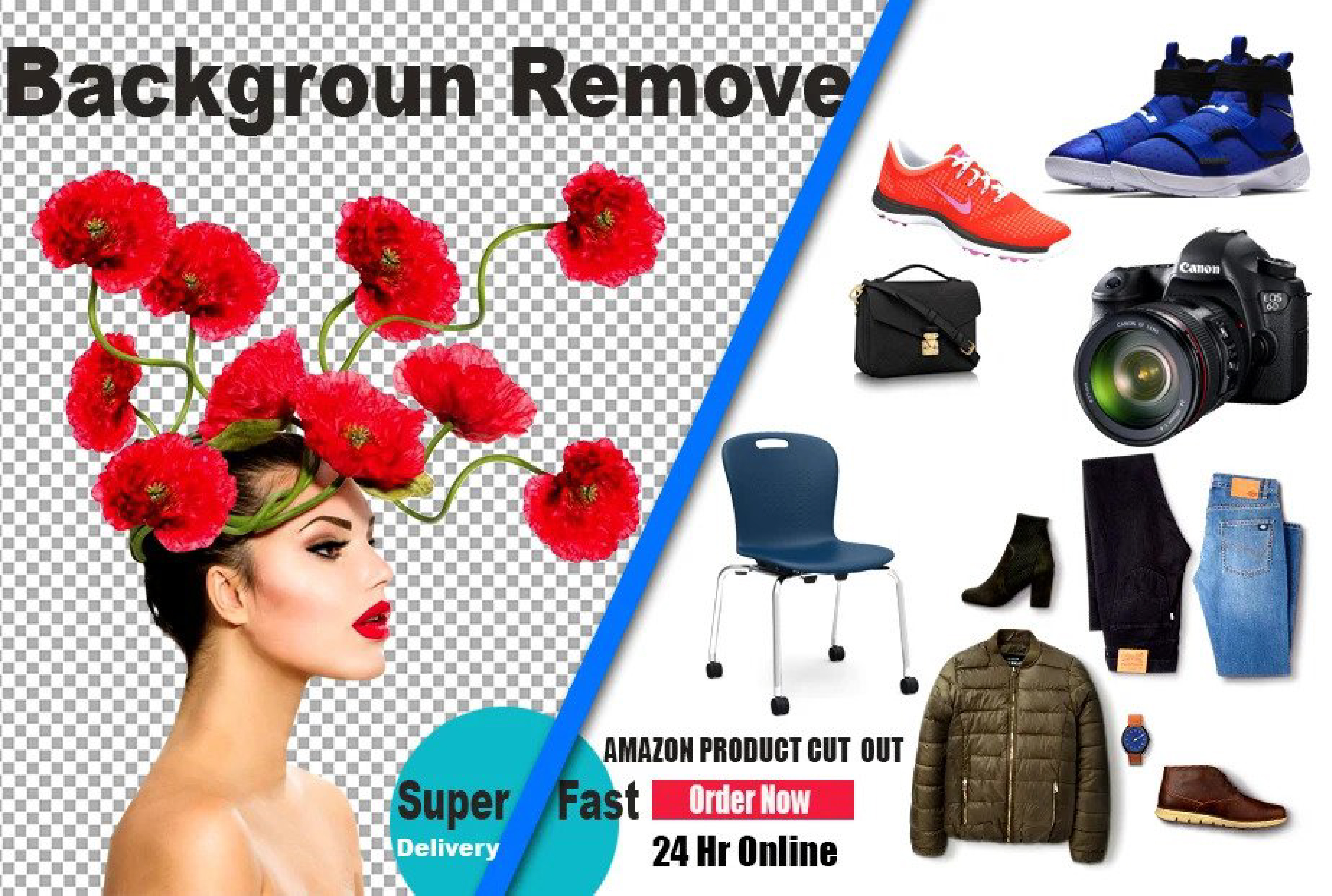 I will do background removal,cutout, product editing with 12 hours