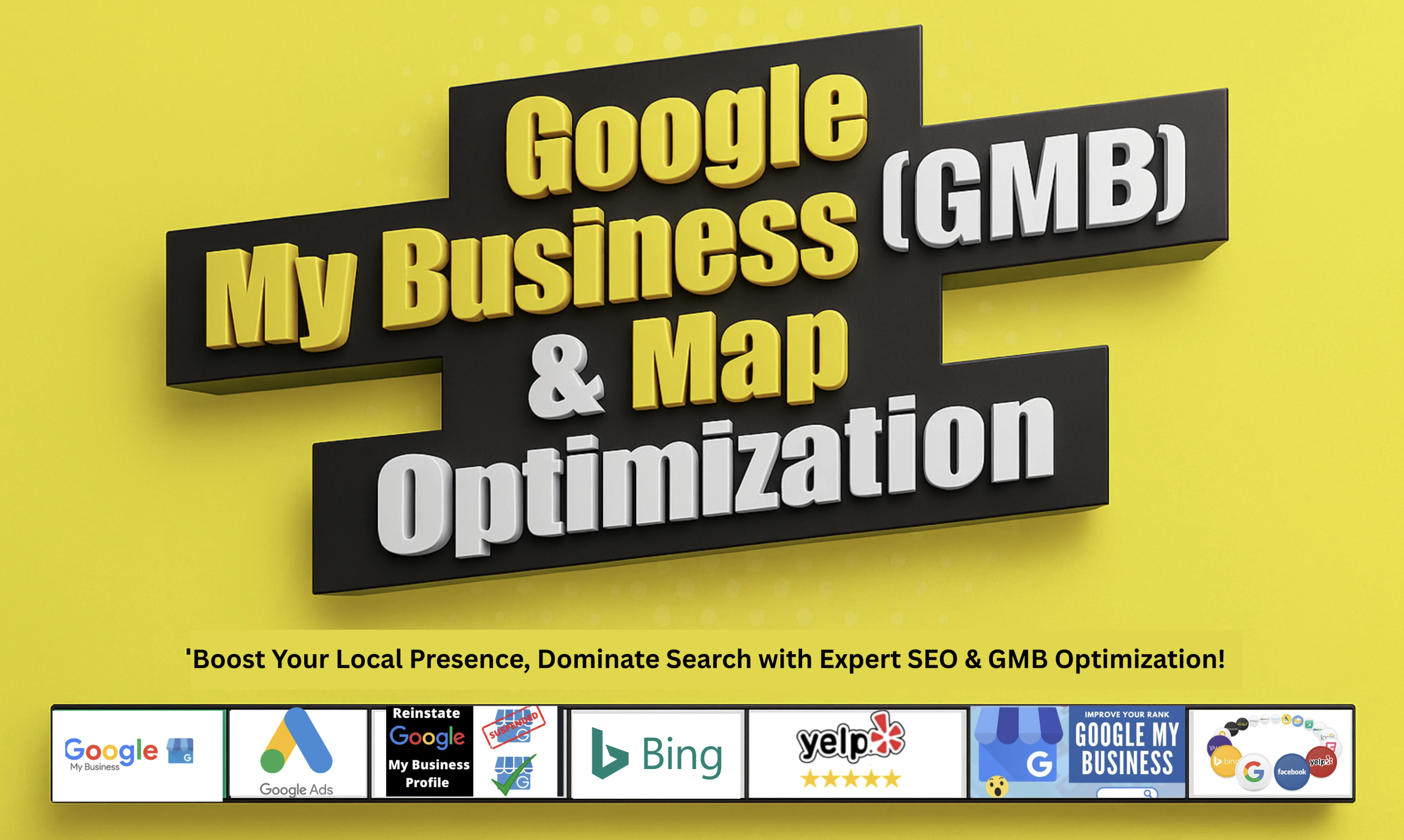 I will do google my business ranking optimize your gmb page