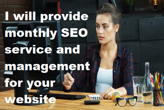 management for your website with monthly SEO service