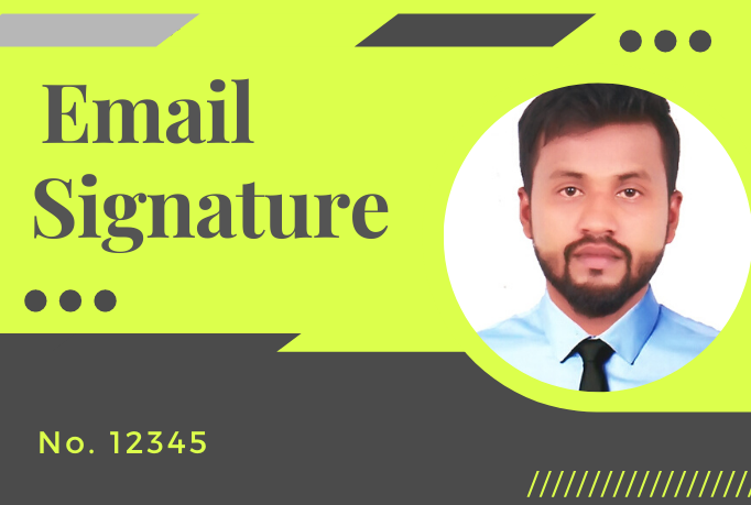  I will make a clickable HTML email signature for outlook, gmail etc