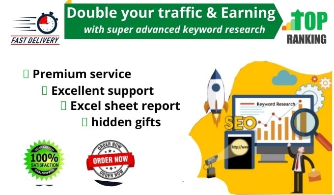 Do Advanced SEO Keyword research that actually rank on search engine 