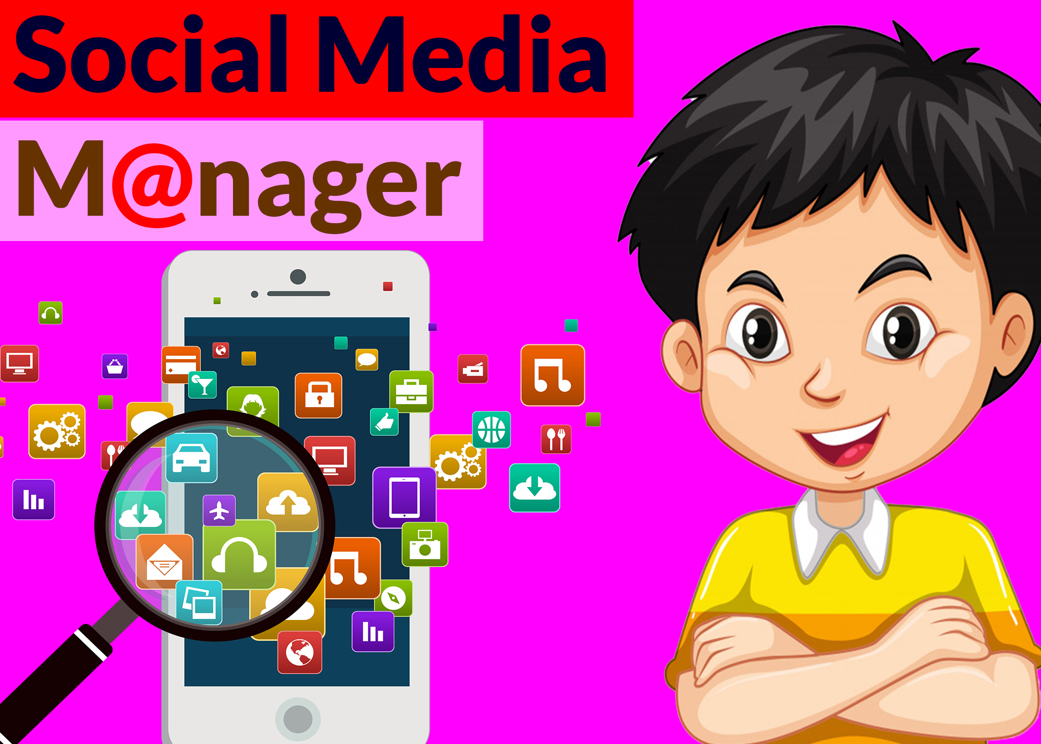 I will be the best social media management and person...