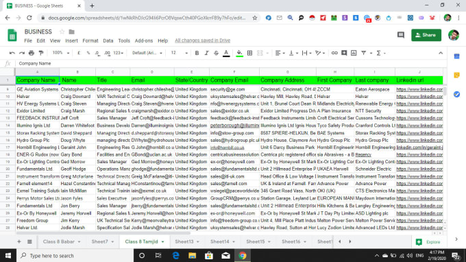 I will do targeted b2blead generation email list building