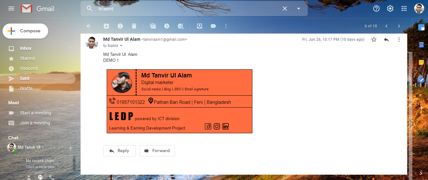 I will create html email signature or clickable email signature.