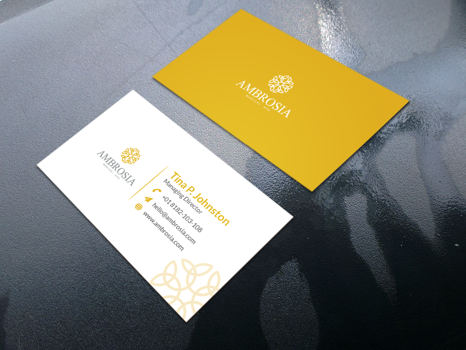 I will create minimal business card design, luxury business card design just $1