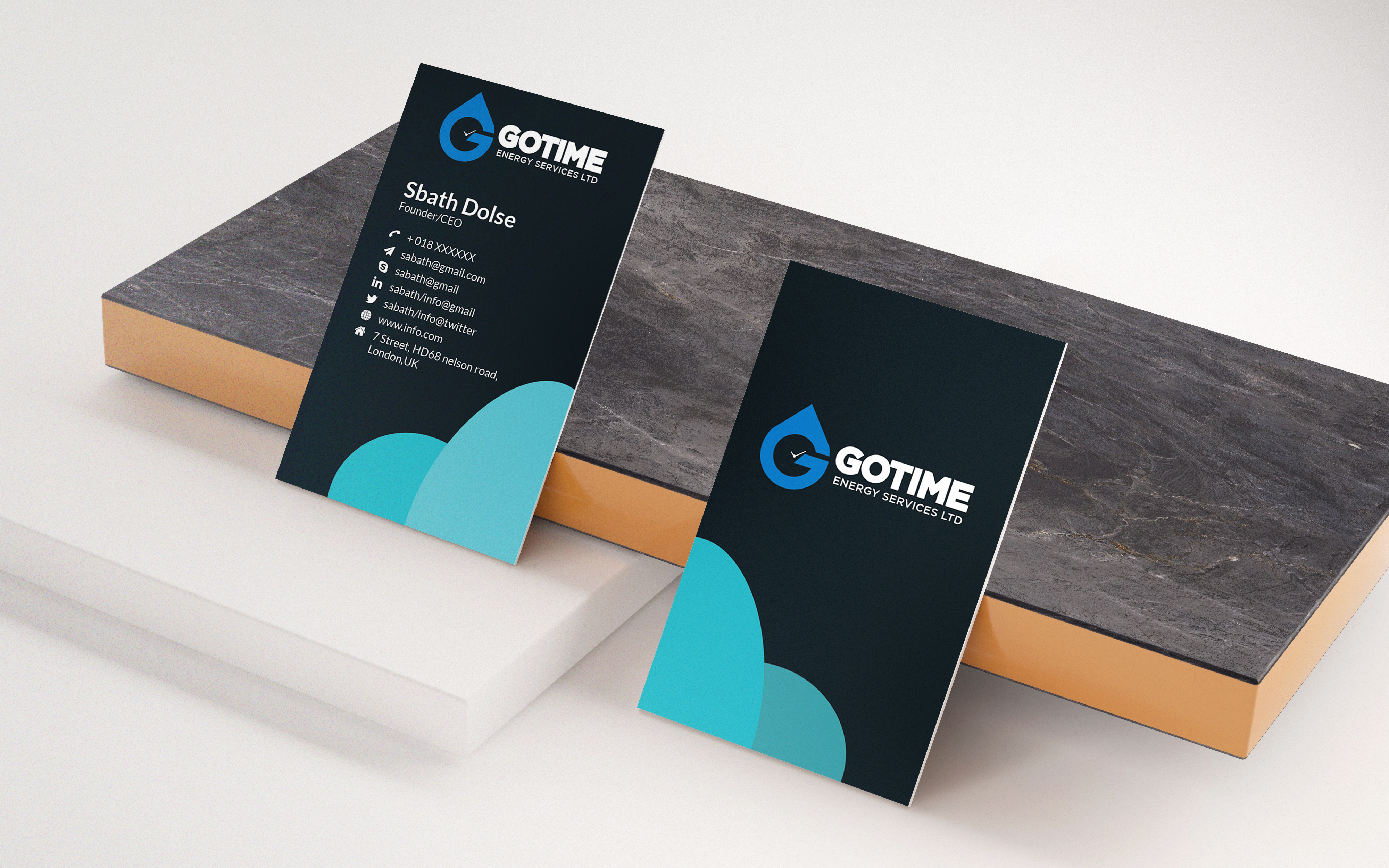 I will do professional unique and modern business card design 