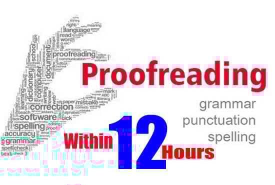 I will do proofreading and editing in 24 hours with lowest price.
