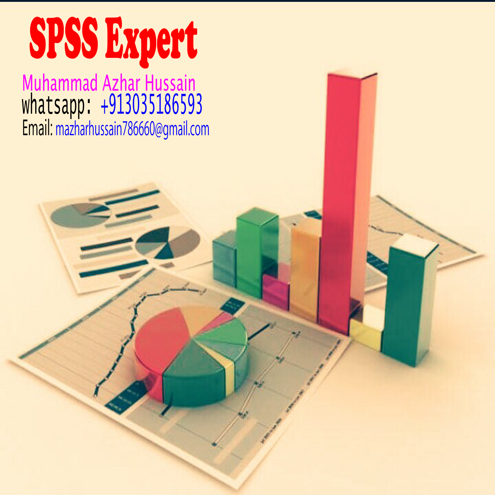 Statistical Data analysis by using SPSS, Excel,and other software 