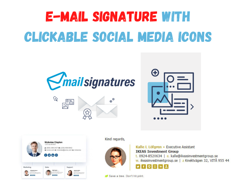 I will do e-mail Signature with clickable Social Icons at a cheap Rate 