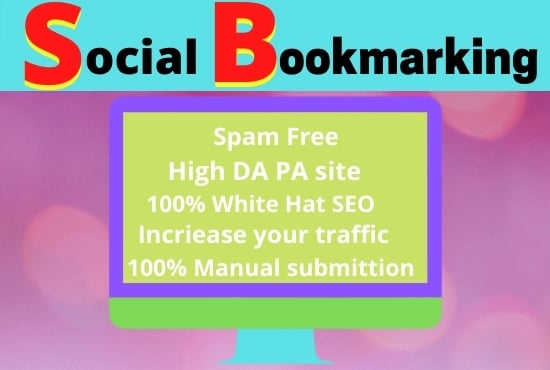 Provide 50 social bookmarks backlinks SEO backlinks on Bookmarking sites