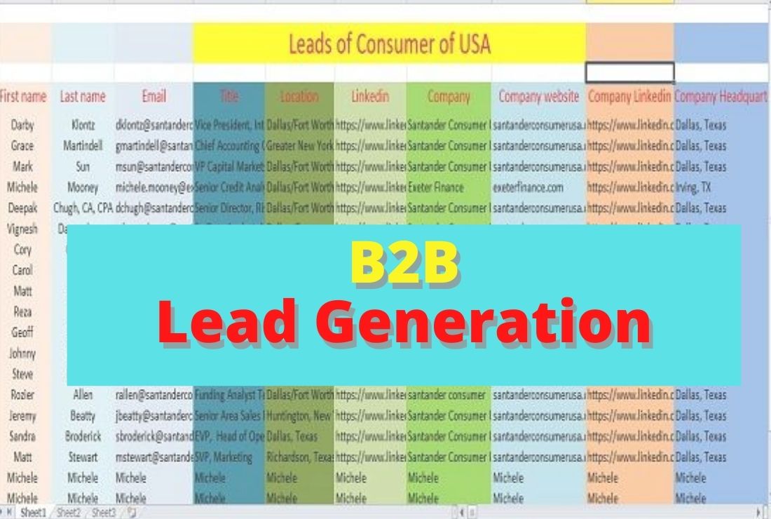 I will lead targeted b2b lead generation and LinkedIn lead generation