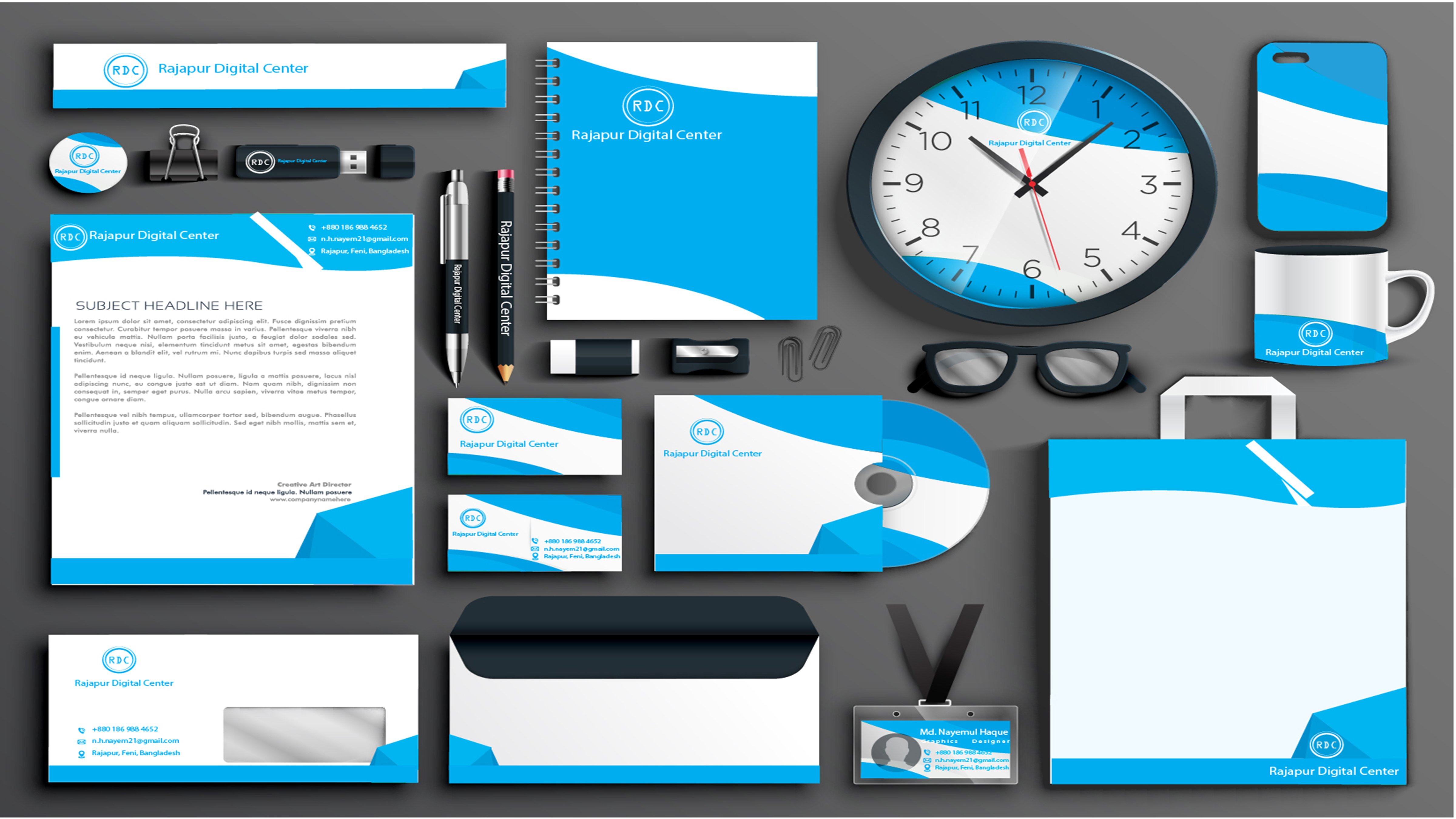 I will design business cards letterhead and stationary items