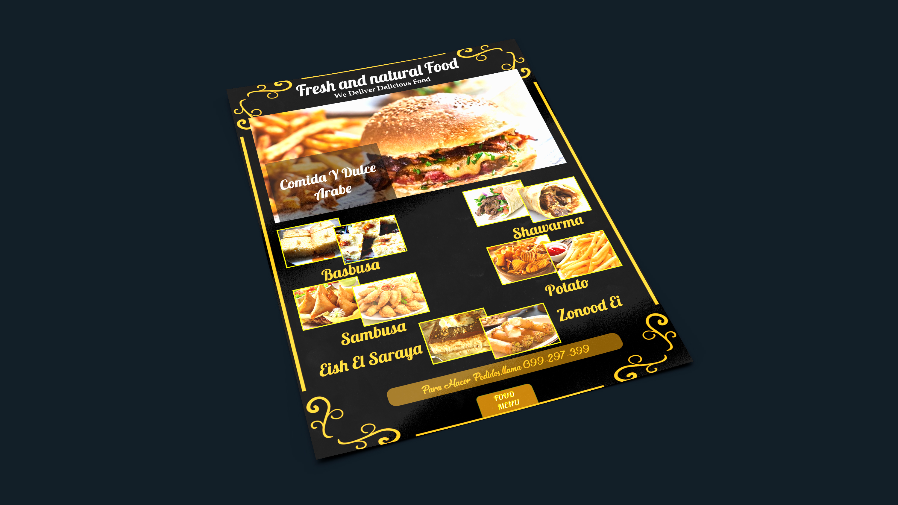 I will create beautiful flyers,posters,brochures and banner