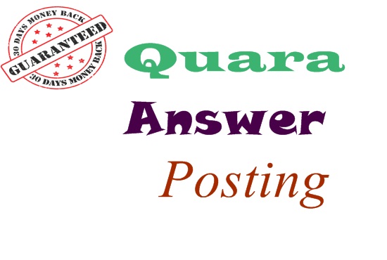 I will offer you 10 quora answers for guaranteed targeted traffic