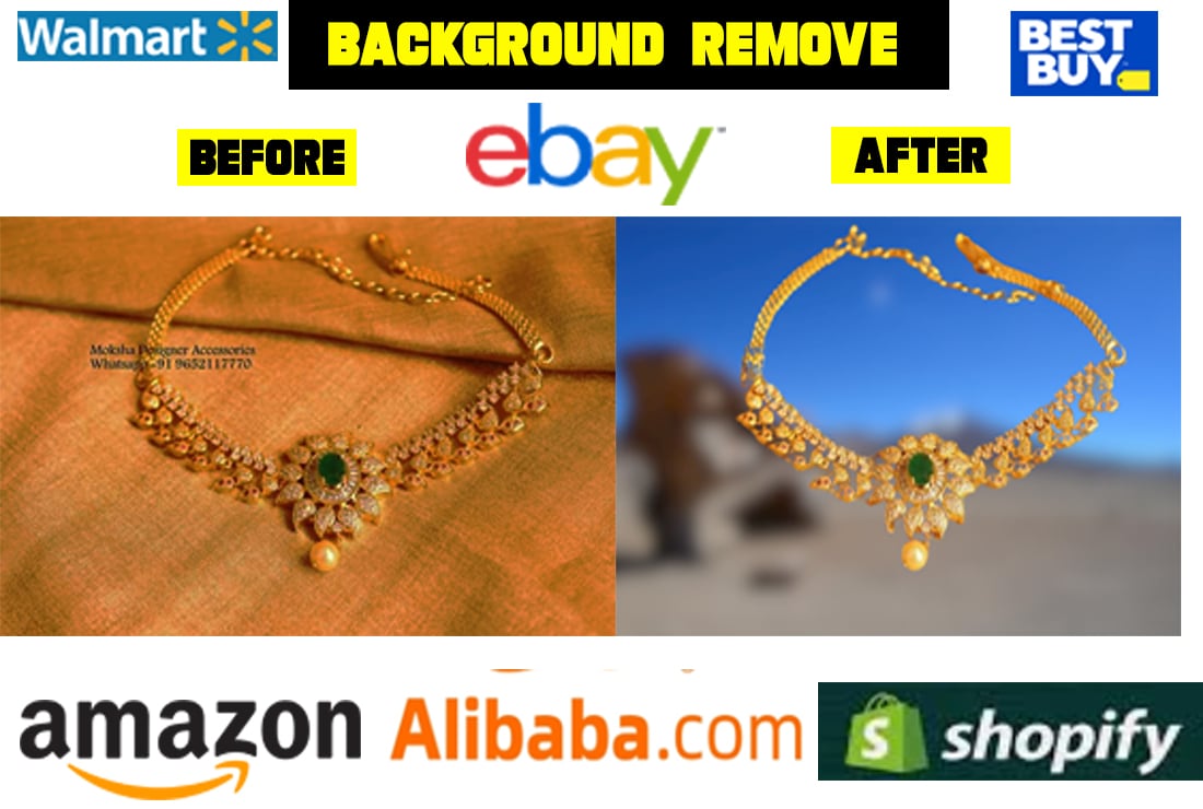 Image Background Remove any Types of E-Commerce Product BG Remove Service I Provide 