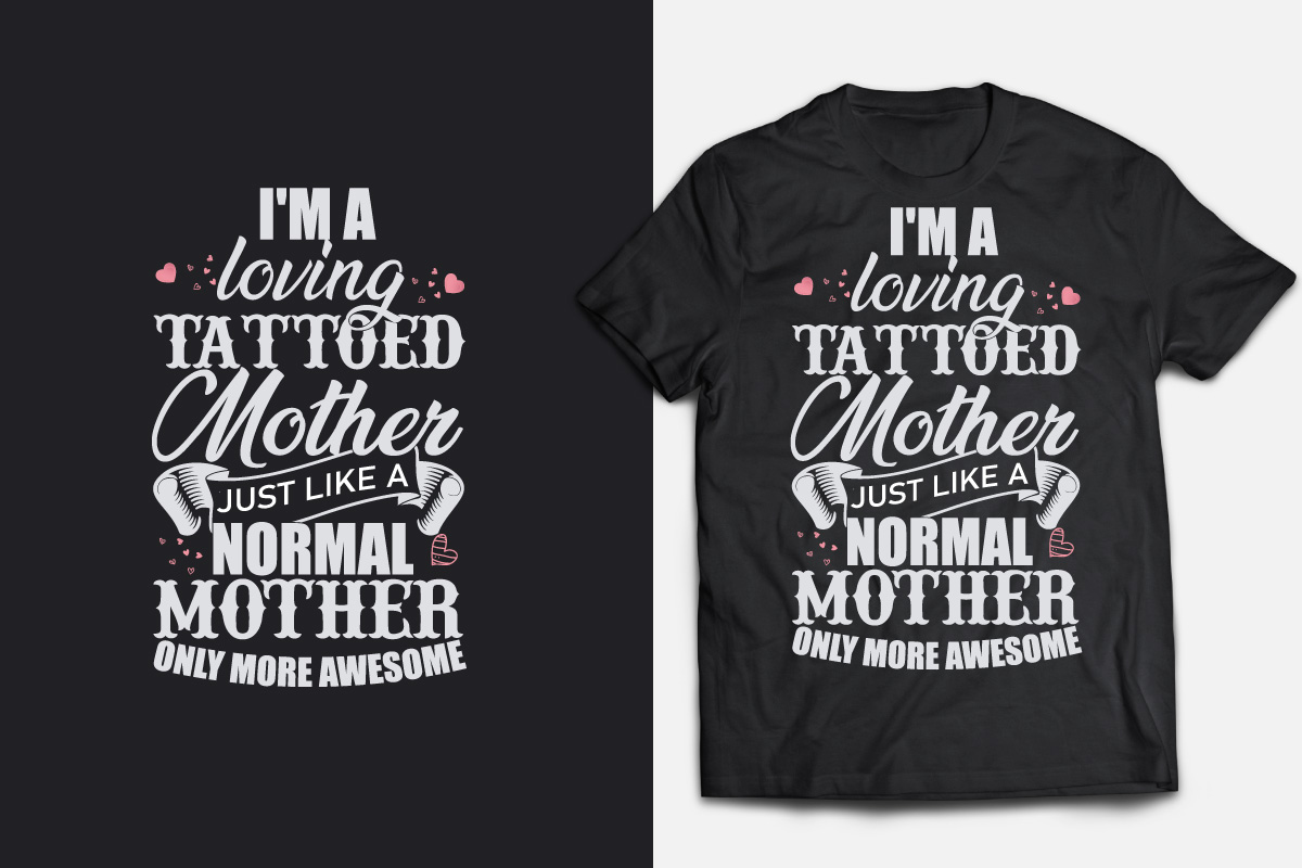 I will do unique, trendy and premium custom typography t shirt design.