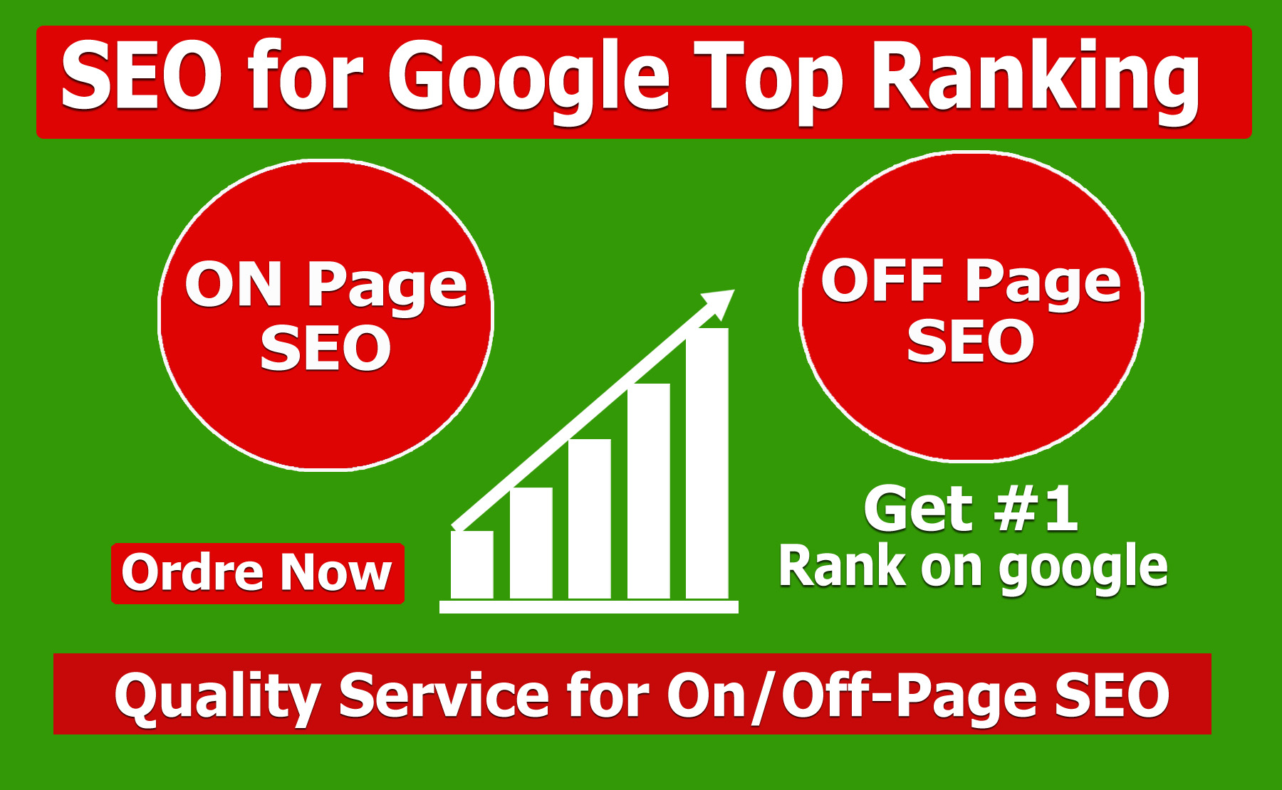 I will provide seo service for your website ranking on google top