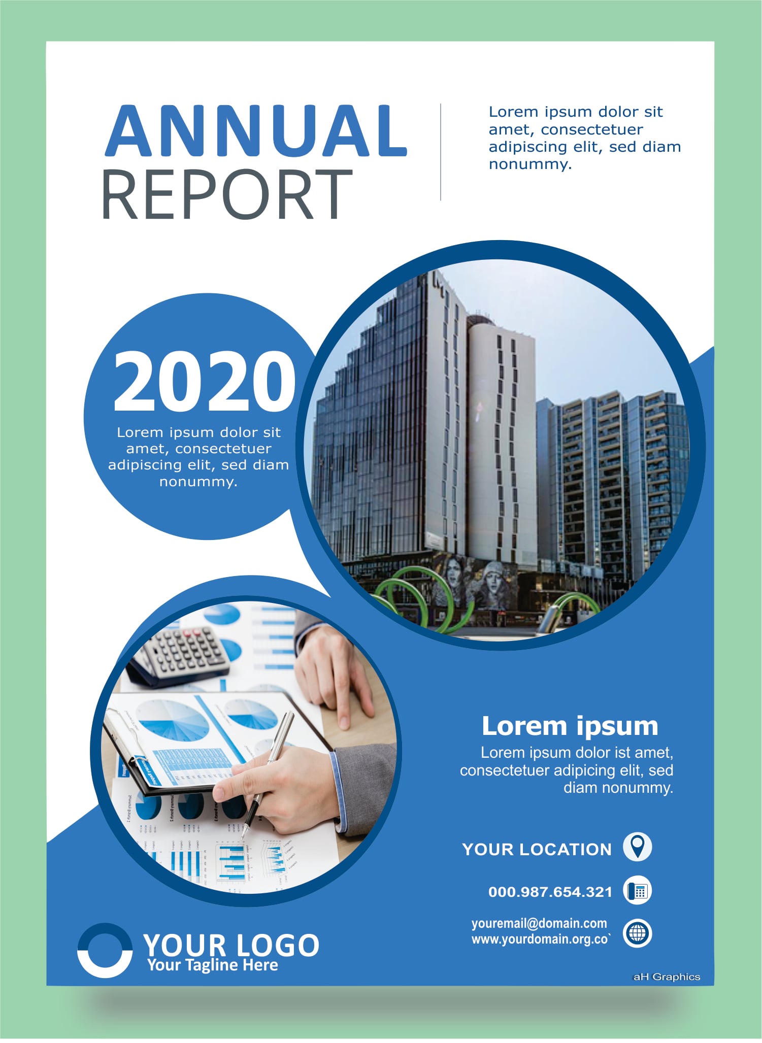 I will design a modern and professional flyer for you 