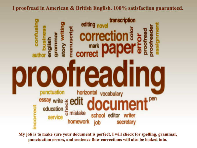 Make your text flawless by getting it proofread by a professional and experienced proofreader