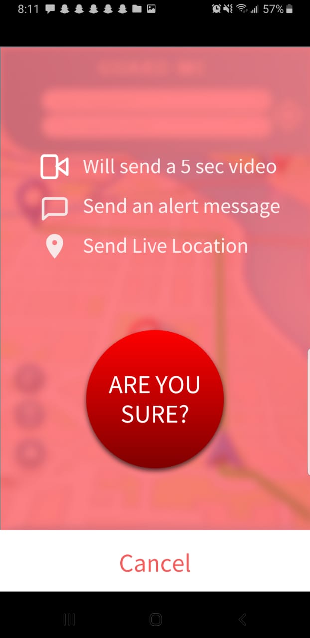 Designed an SOS App for the safety of citizens. I created its prototype on Adobe XD 
