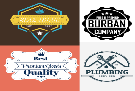 I can do 2 creative vintage,badge and retro logo design concepts