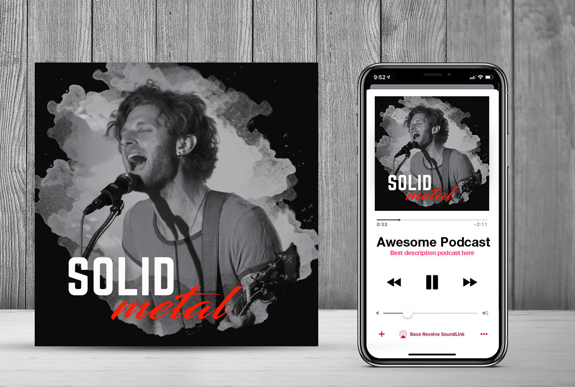 I will design a unique podcast cover 