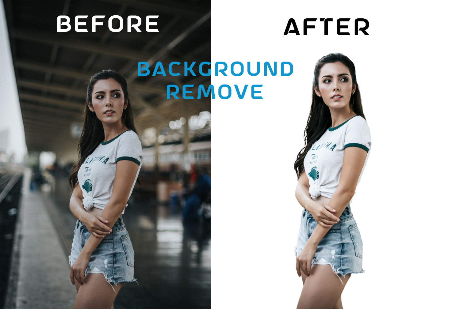 I will do background remove and change in time for $1 - SEOClerks