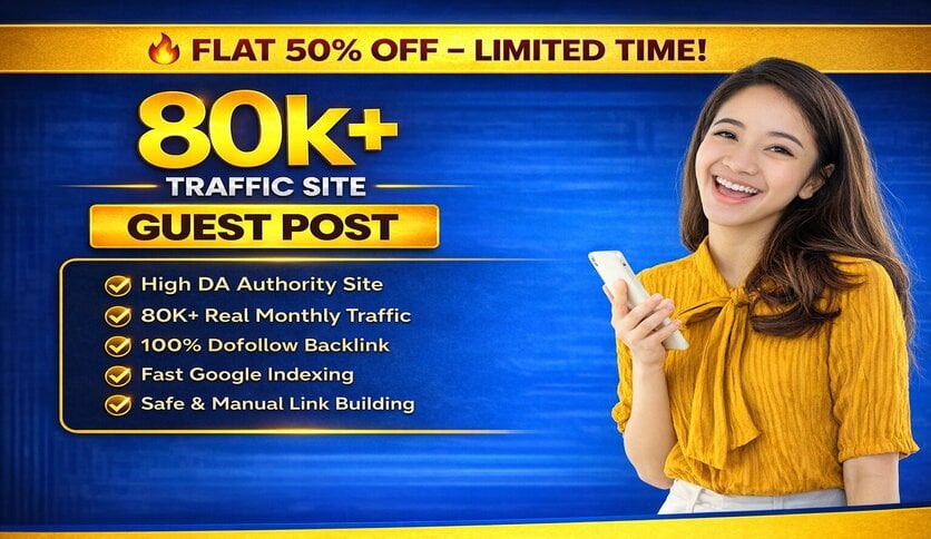 Write And Publish 1 Premium Guest Post on HIgh traffic Website with dofollow backlink