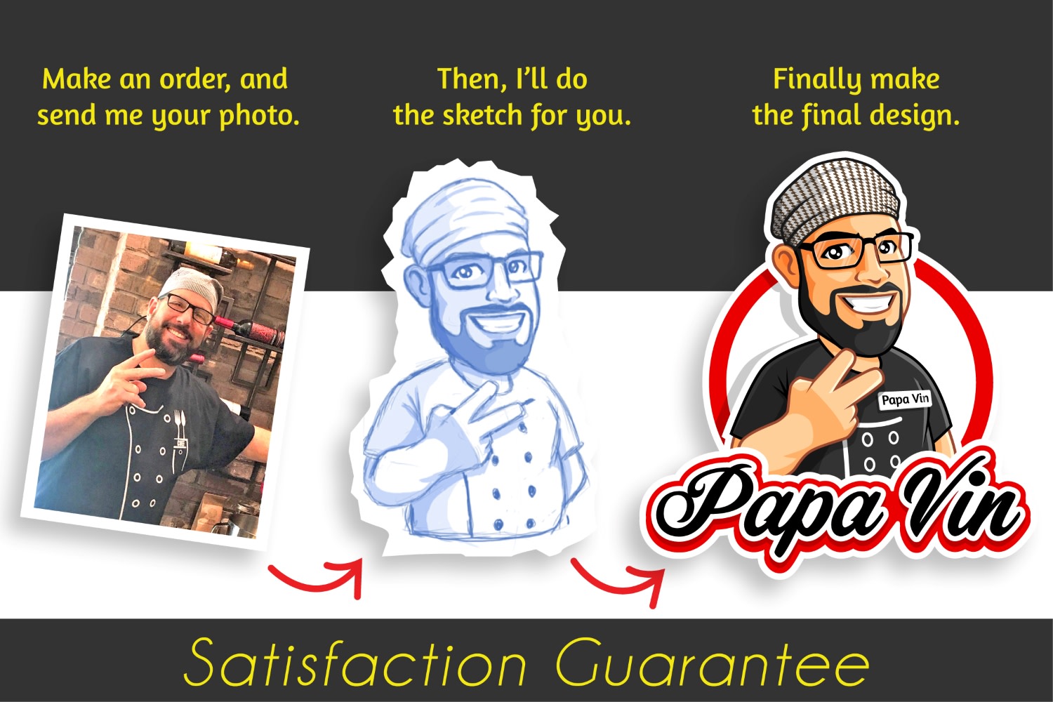 will design your face logo for gaming or YouTube