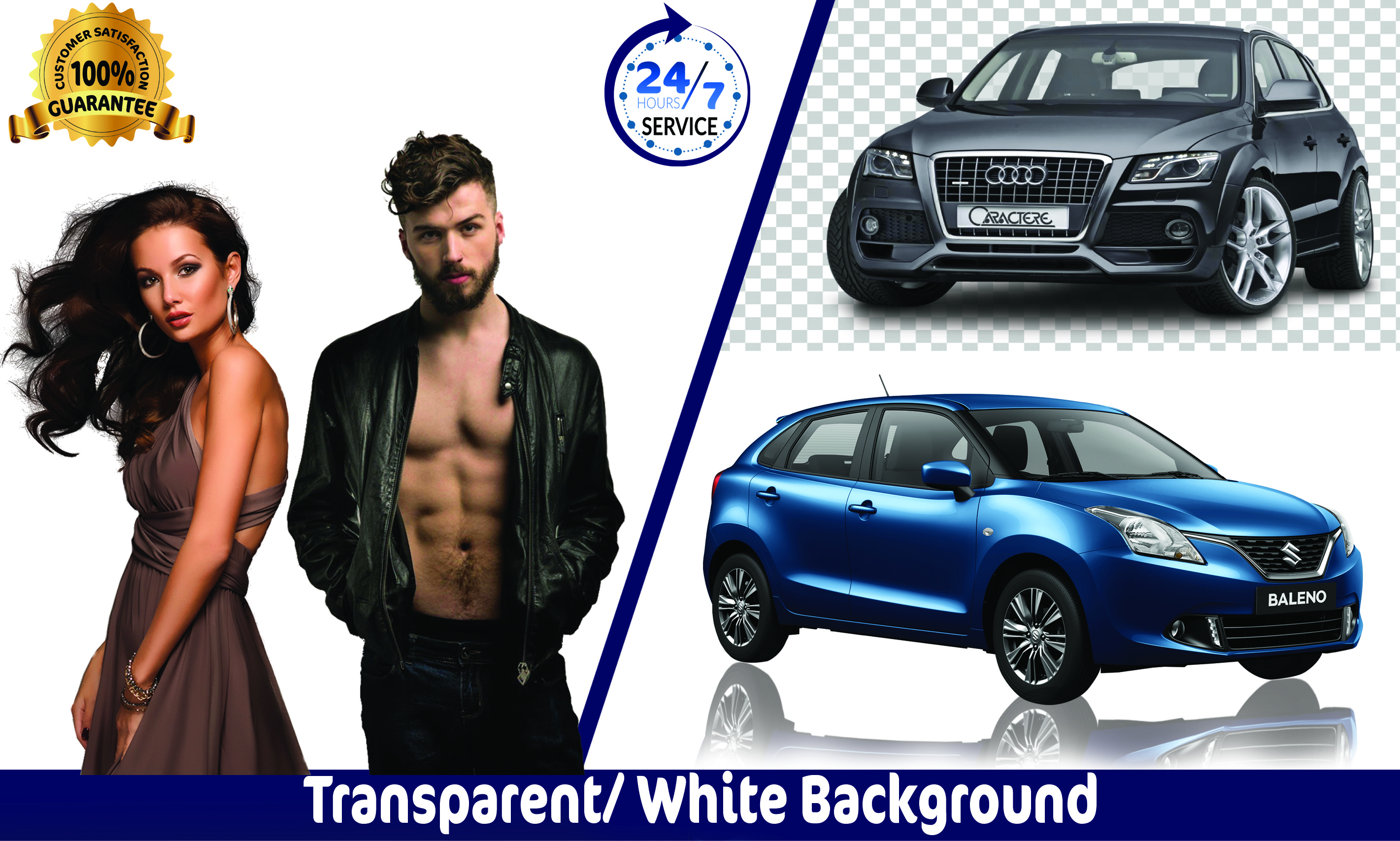 I will do photoshop editing and background removal for online product images