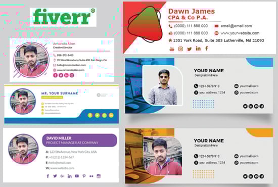 I will design a email signature for outlook, gmail etc with clickable HTML responsive and template