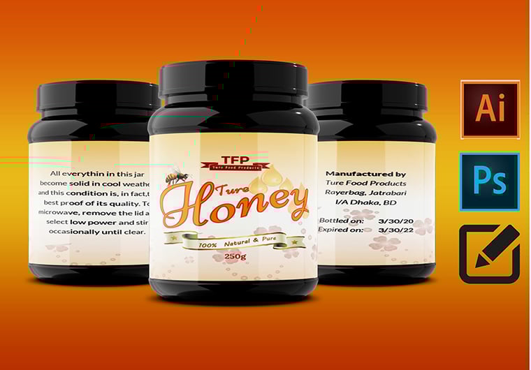 I will do bottle label design and jar label design within 24 hours