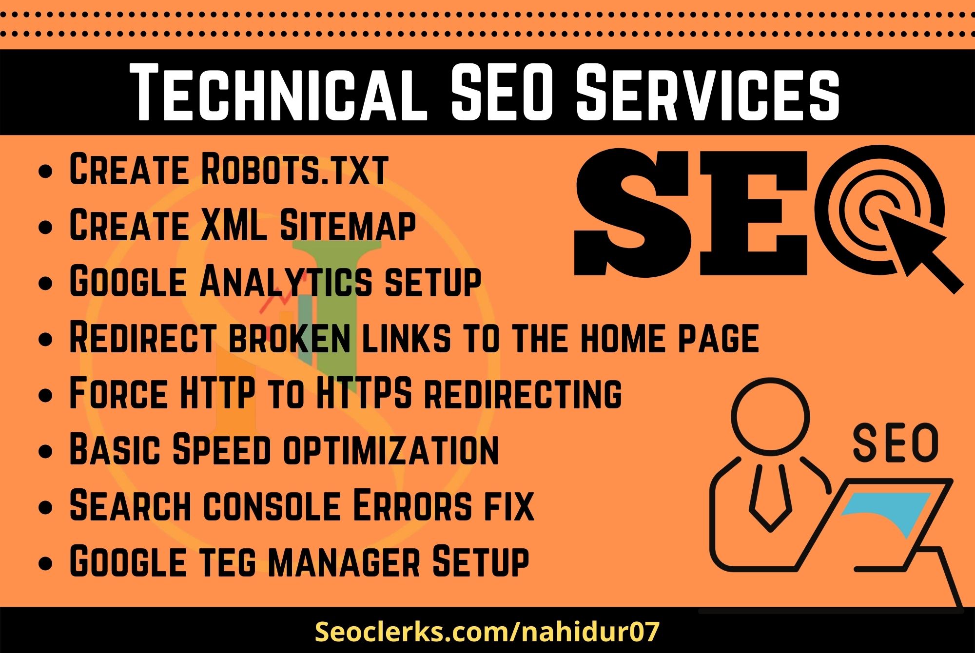 Provide On-page and Technical SEO services for Your Websites