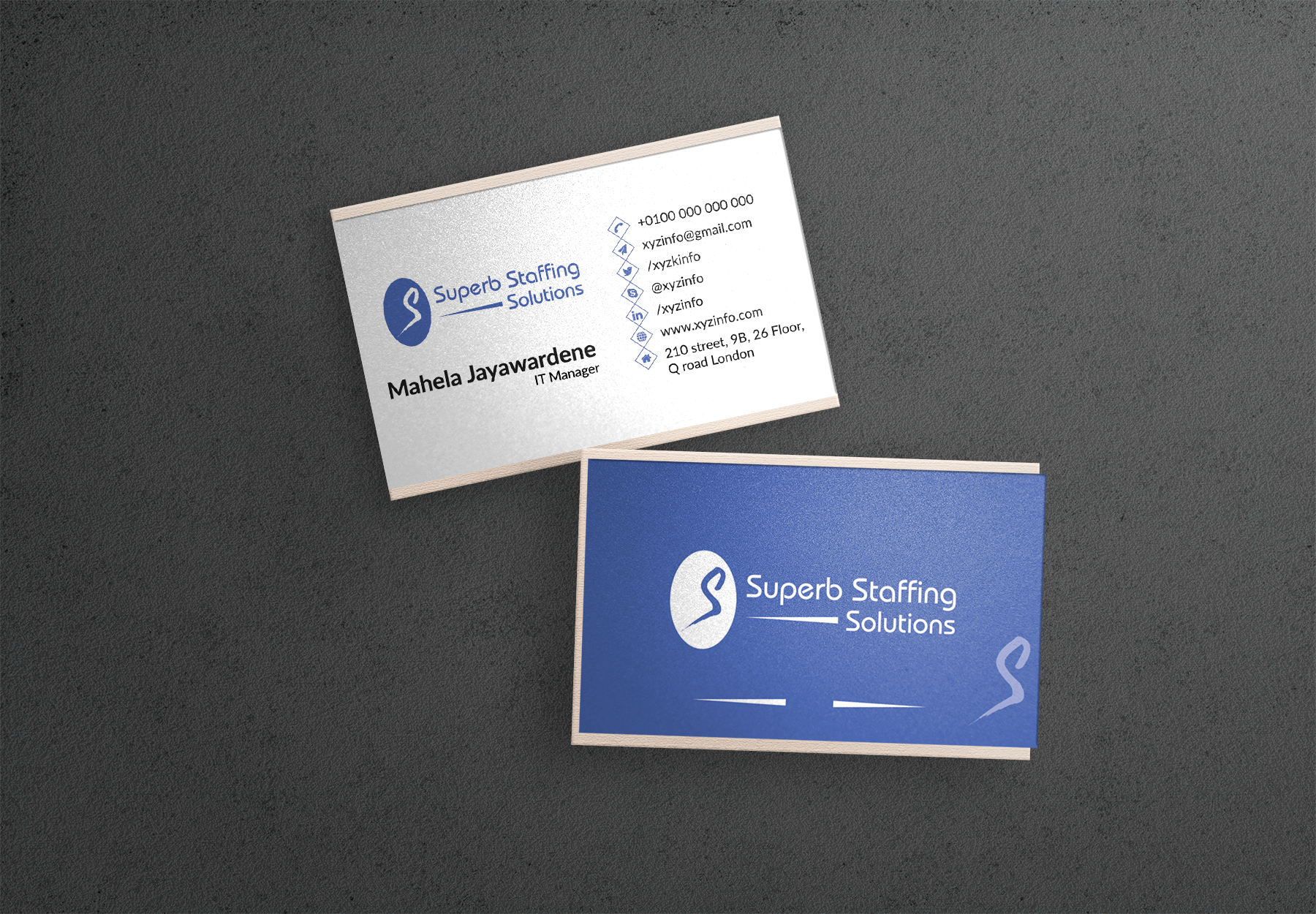 I will design stunning elegant professional business card