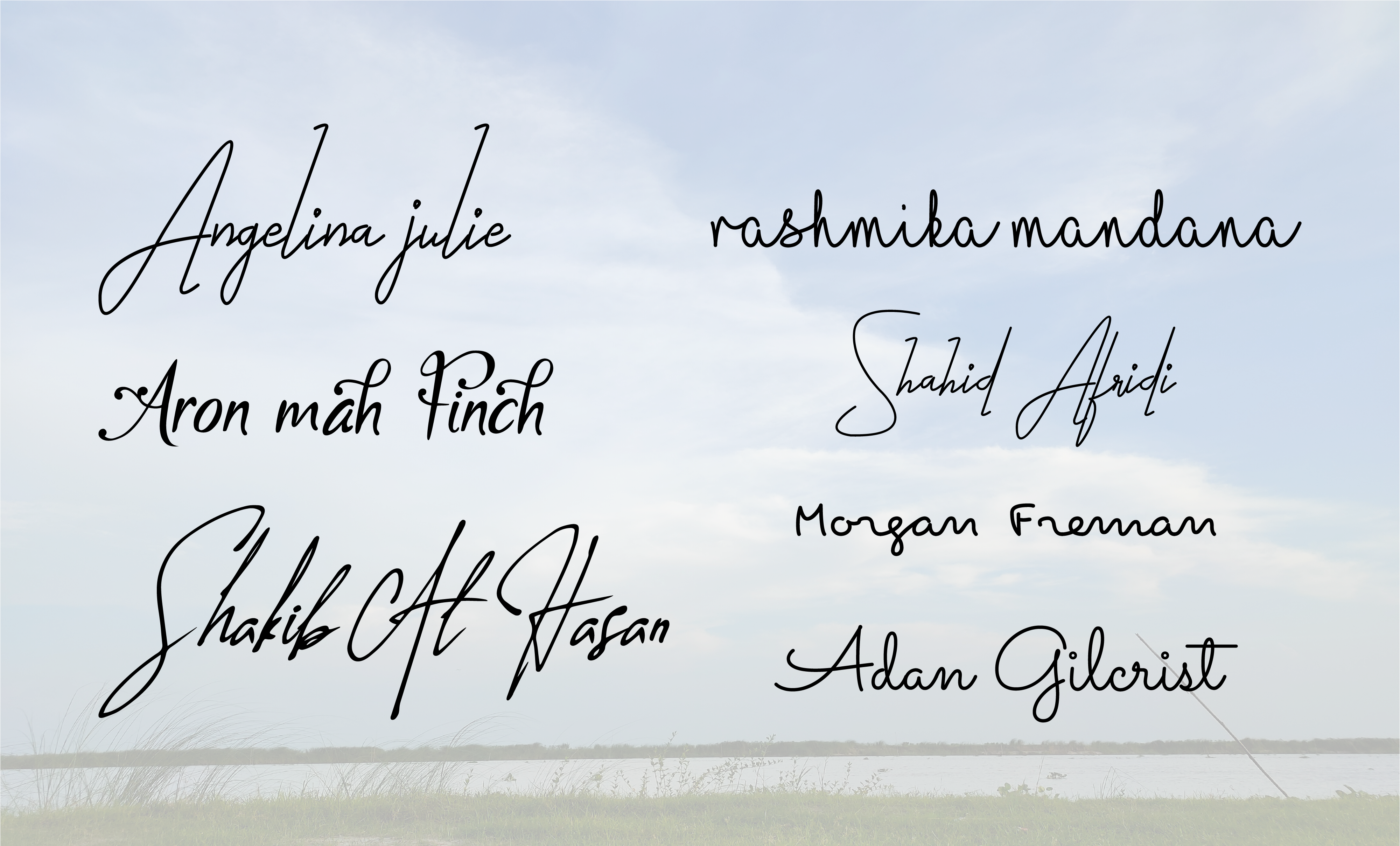 I will design stylish, unique and stunning signature logo